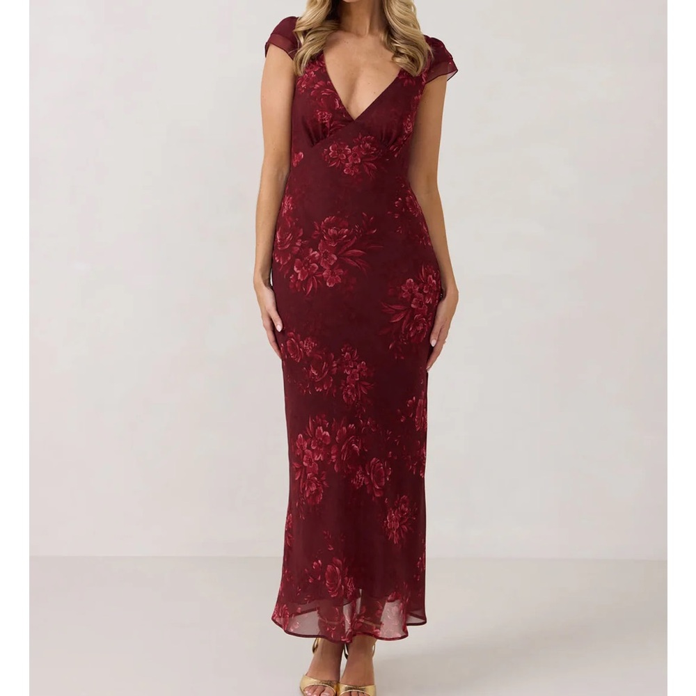 Park & Fifth Sonora Red Floral Dress